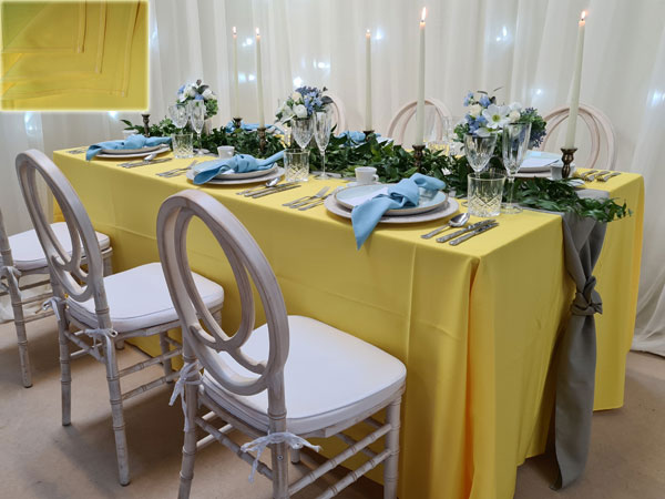 Yellow - Plain Linen Yellow - Plain Linen