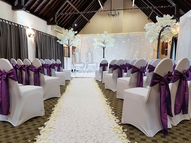 CHAIR DRESSING & AISLE RUNNERS The Banqueting Hire Service