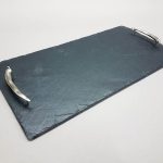 Slate Canape Tray- Chilli Handle