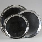 12,14 & 16inc Stainless Steel Round Trays