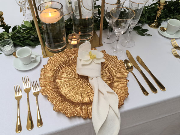 Gold Reef Charger Plate Gold Reef Charger Plate