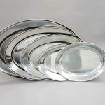 Stainless Steel Oval Platters 20,18,16,14 & 12inc