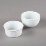 White China Ramekin & Olive Bowl