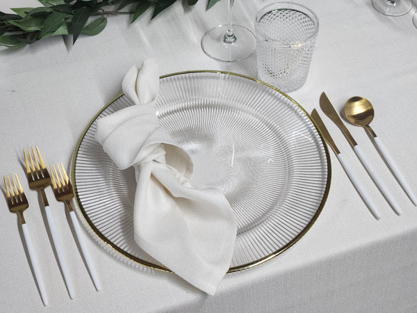 Gold Rim Charger Plate Gold Rim Charger Plate