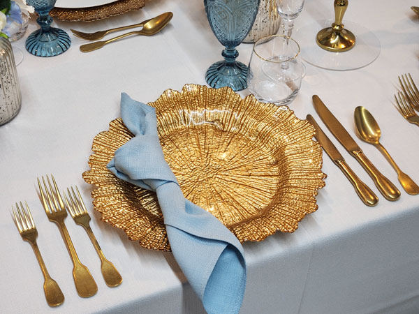 Gold Reef Charger Plate