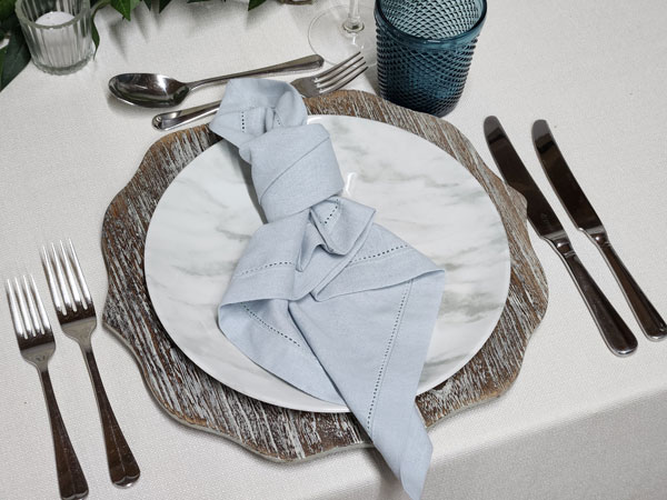 Cornflower - Hemstitch Napkin