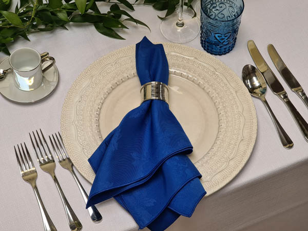 Patterned Linen Napkin Options