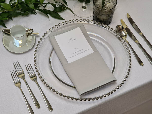 Plain Linen Napkin Options