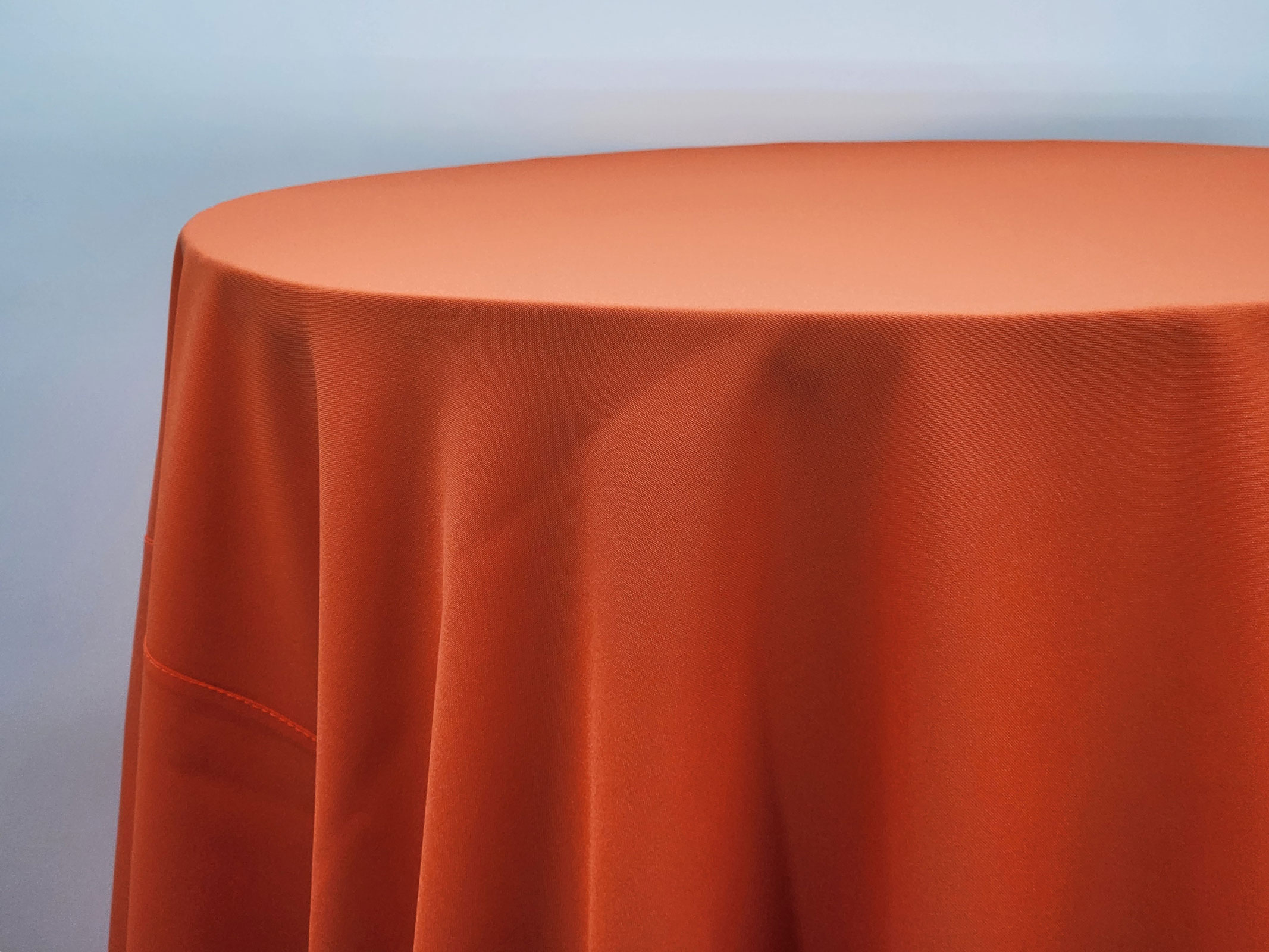 Burnt Orange - Plain Linen